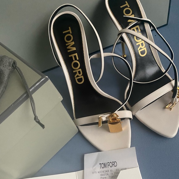 Tom Ford Lock Stiletto Sandals